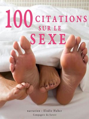 cover image of 100 citations sur le sexe